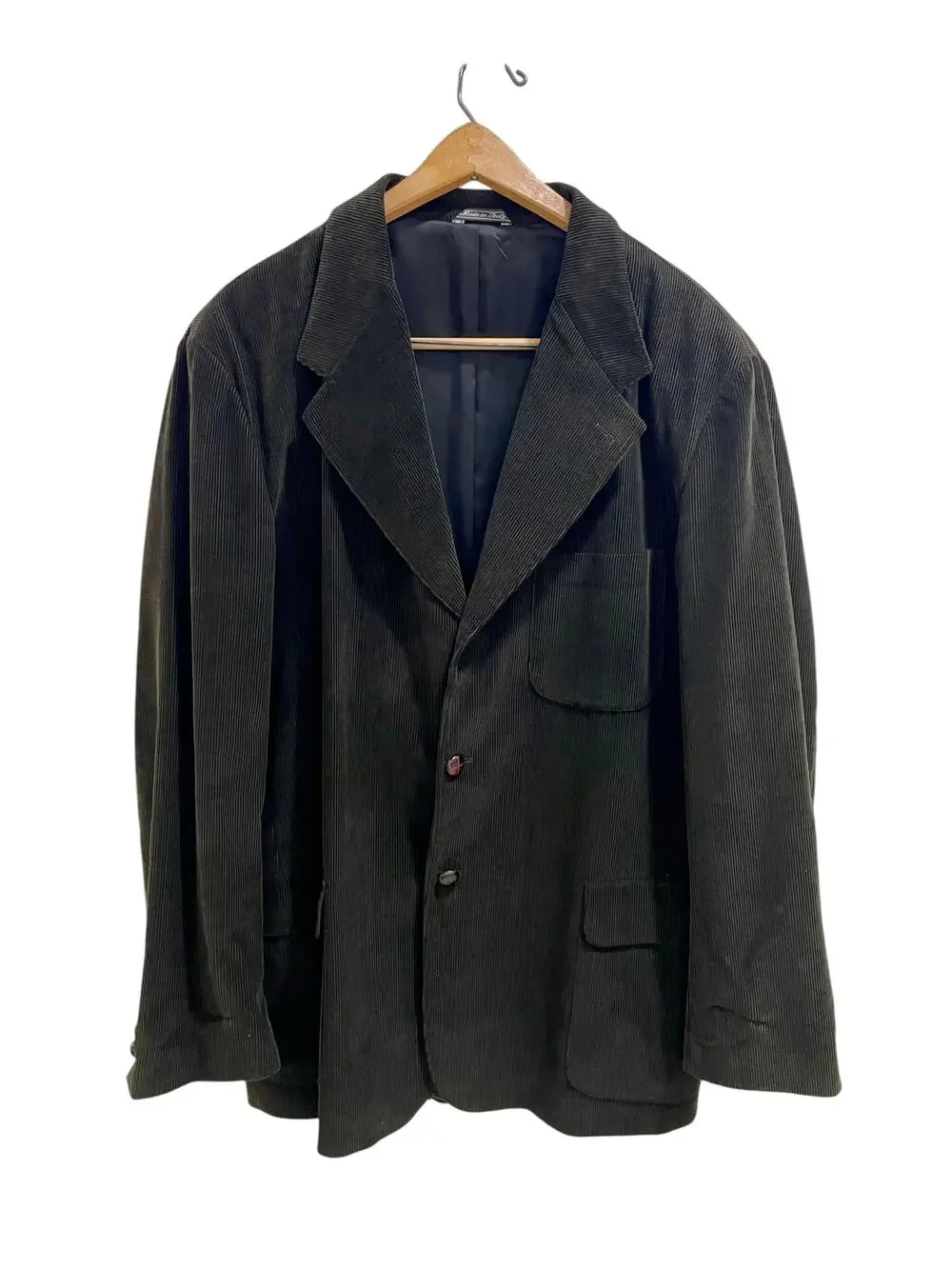 Banana Republic Vintage Dark Olive Green Corduroy Men’s Sport Coat XL
